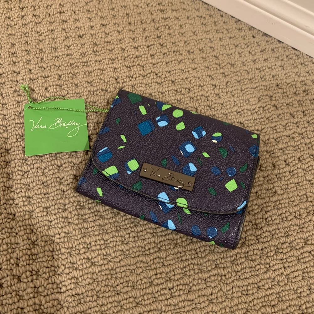 Vera Bradley - Ink Spots - Petite Wallet - NWT